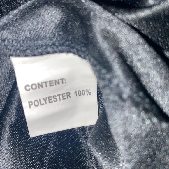 Vintage ModeLia XL Black & White Ribbed Crisscross Ribbon Tulip Style Maxi Skirt - Picture 15 of 16